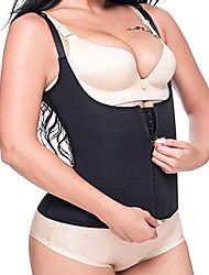 cheap -Corset Women&#039;s Plus Size Tops Simple Style Sport Tummy Control Push Up Adjustable Pure Color Hook &amp; Eye Others Spandex Running Gym Walking Driving Fall Winter Spring Summer Black