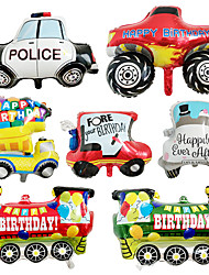 cheap -Birthday Party New Cartoon Vehicle Car Aluminum Film Decoration Balloon
