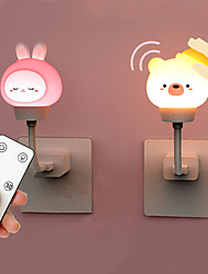 cheap -Cartoon Toy Night Light Christmas Gift LED Three-level Brightness Remote Control Lamp for Cute Baby Bedroom Decorate Lighting Holiday Gifts