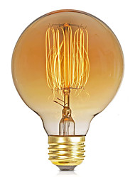 cheap -1pc 40 W E26 / E26 / E27 / E27 G95 Warm White 2300 k Incandescent Vintage Edison Light Bulb 110-220 V / 220-240 V / 110-130 V