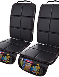 cheap -Smart eLf Auto Car Seat Cover Protector for Child Baby  Large CarSeat Sit Savers Mat with Waterproof 600D Fabric &amp; 1 Storage Pockets Crash Test Approved for Vehicles SUV Sedan Truck XL Size 2 PACK