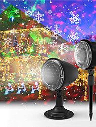 economico -2 pz/set proiettore fiocco di neve di natale illuminazione di paesaggio festa di natale led luce del palcoscenico esterno giardino prato luci sepolte