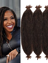 cheap -24 Inch Pre-Separated Springy Afro Twist Hair 3 Packs Pre-fluffed Natural Kinky Twist Great for Protective Styling Marley Crochet Braiding Hair For Black Women 24inch 3packs