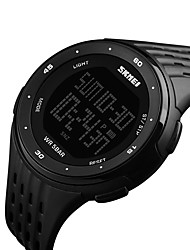 cheap -SKMEI Digital Watch for Men&#039;s Men Digital Digital Outdoor Waterproof Calendar / date / day Alarm Clock Plastic Plastic / Noctilucent / Large Dial