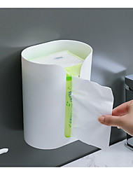 cheap -Bathroom Kitchen Tissue Box Non-Perforated Shelf Box Minimalist Toilet Paper Hangers Wall-Mounted Cabinet Door Tissue Box