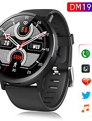 cheap -DM19 Smart Watch 2.03 inch Smartwatch Fitness Running Watch Bluetooth 4G Pedometer Sleep Tracker Heart Rate Monitor Compatible with Android iOS Men GPS Hands-Free Calls with Camera 33mm Watch Case