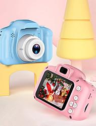 economico -x2 action camera mini portatile mini cartone animato macchina fotografica giocattoli 2 pollici 3.0 720p videoregistratore videocamera giocattoli per regalo di compleanno di Natale