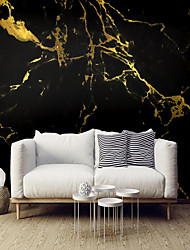 cheap -Mural Wallpaper Wall Sticker Covering Print  Peel and Stick  Removable Self Adhesive Black Gold Marble Pattern  PVC / Vinyl Home Decor