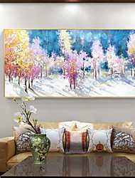 cheap -Oil Painting Handmade Hand Painted Wall Art Abstract Landscape Color Forest  Home Decoration Decor Stretched Frame Ready to Hang