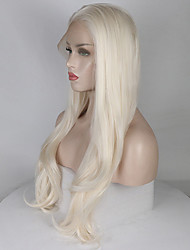 cheap -Synthetic Lace Wig Curly Style 20 22  24 inch White with Baby Hair 13*2.5 lace front Wig Women&#039;s Wig White / Daily Wear