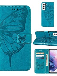 cheap -Phone Case For Samsung Galaxy Full Body Case S22 S22 Plus S22 Ultra S21 Plus S21 Ultra S21 FE S21 A32 S20 S20 Plus Card Holder Shockproof Dustproof Graphic PU Leather