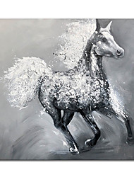 cheap -Oil Painting Handmade Hand Painted Wall Art Mintura Modern Abstract Animal Horse Picture For Home Decoration Decor Rolled Canvas No Frame Unstretched