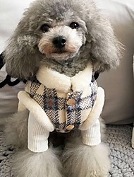 cheap -Dogs Autumn And Winter Can Be Led Thick Warm Cotton Clothing Puppy Clothes Dog Outfits 2 Costume For Girl And Boy Dog Cotton Fabric XXL