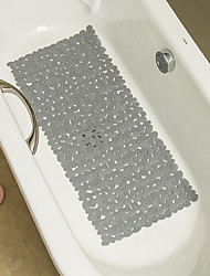 cheap -88*40cm Cobblestone Environmentally Friendly Pvc Bathroom Non-slip Mat Rectangular Bath