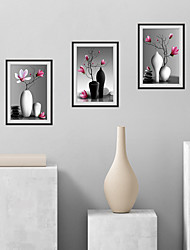 cheap -3pcs Wall Frameless Picture Sticker Living Room Decoration Painting Home Wall Decoration Glue-free Self-adhesive Mural Hd Background Elegant