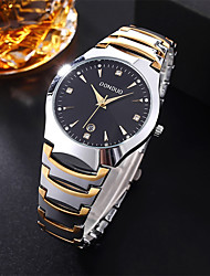 cheap -Quartz Watches for Men&#039;s Men Analog Quartz Stylish Calendar / date / day Stainless Steel Stainless Steel / One Year / SSUO 377