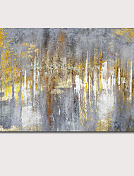 cheap -Wall Art Canvas Prints Painting Artwork Picture Abstract Knife Painting Golden Landscape Home Decoration Decor Rolled Canvas No Frame Unframed Unstretched