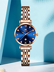 cheap -OLEVS Quartz Watches for Women&#039;s Women Analog Quartz Stylish Fashion Diamond Calendar / date / day Creative Titanium Alloy Alloy