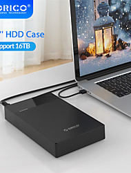 cheap -ORICO 3.5 HDD Case with 12W1A Built-in Power Protable Hard Drive Enclosure SATA to USB 3.0 Supply Up to 16TB Support UASP Box