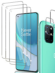 cheap -3 pcs Phone Screen Protector For One Plus OnePlus 8 Pro OnePlus 8 OnePlus 8T Tempered Glass  High Definition (HD) Scratch Proof &amp; 2 pcs Camera Lens Protector Phone Accessory