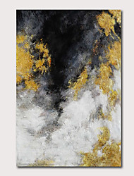 cheap -Wall Art Canvas Prints Painting Artwork Picture Abstract Knife PaintingGolden Landscape Home Decoration Decor Rolled Canvas No Frame Unframed Unstretched