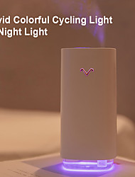 cheap -Air Humidifier Ultrasonic Aroma Essential Oil Diffuser Romantic Projection Humidificador Color LED Lamp Cool Mist Maker Purifier