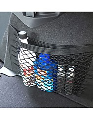 cheap -2-Layer Car Mesh Organizer Seat Back Net Bag HOOK &amp; LOOP Magic Barrier of Backseat Pet Kids Cargo Tissue Purse Holder Driver Storage Netting Pouch Upgrade Stretch LengthCar Interior Accessories 1PCS