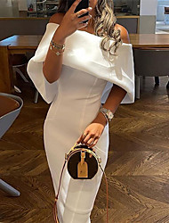 cute white bodycon dresses