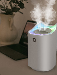 cheap -3L Ultrasonic Air Humidifier for Aromatherapy Essential Oil Aroma Diffuser with Dual Nozzle and Colorful LED Light