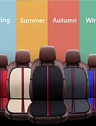 cheap -1 PCS Car Seat Covers Luxury Car Protectors Universal Anti-Slip Driver Seat Cover  Flax with Backrest Strip-type Easy Install Universal Fit Interior Accessories for Auto Truck Van SUV