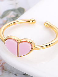cheap -Women&#039;s Rings Elegant Wedding Heart Ring / Gold / Silver / Fall / Winter / Spring