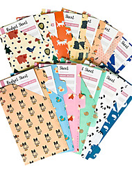 cheap -Envelope Animal Pattern Hand-painted Graphic PVC Material Letter Paper Envelope Bag Greeting Cards