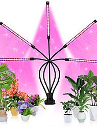 cheap -1pcs 5 Heads LED Grow Light Full Spectrum Phyto Lamp Timer Clip Grow Lamp for Plants Seedlings Flower Indoor Fitolamp Grow Box