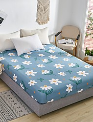 cheap -Bed Fitted Sheet Cotton Mattress Protector Bedspread Pad Cover Queen/King Size/Twin Deep Pocket For Home Hotel Hospital Dorm Without Pillowcases