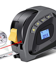 cheap -Laser Tape Measure 2-in-1 Laser Measure 131 Ft Tape Measure 16 Ft Metric and Inches with LCD Digital Display Movable Magnetic Hook Nylon Coating for DIY Construction Home Decoration