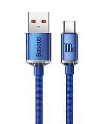 cheap -Baseus Crystal Shine Series Fast Charging Data Cable USB to Type-C 100W 1.2m / 2.0m