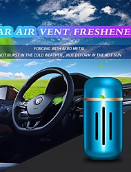 cheap -1 PCS Custom Cylindrical Essential Oil Car Diffuser Clip with 1 Refill Sticks Air Vent Automotive Air Fresheners for Car One Key Switch Easy to Operate