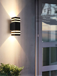 cheap -1 Head 2 Heads Outdoor Waterproof LED Wall Light Aluminum Alloy Material and Various Styles Modern Villa Courtyard Wall Lamp