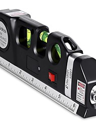 cheap -Multipurpose Laser Level Laser Line 8 Feet Measure Tape Ruler Adjusted Standard and Metric Rulers for Hanging Pictures