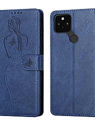 cheap -Phone Case For Google Full Body Case wallet case Google Pixel 4a Google Pixel 5 Google Pixel 5 XL Google Pixel 5A Shockproof Dustproof cute PU Leather