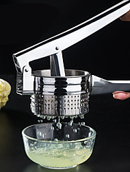 cheap -High Quality Stainless Steel Squeezer Vegetable Stuffing Dehydrator Potato Masher Ricer Fruit Press Juicer Kitchen Supplies