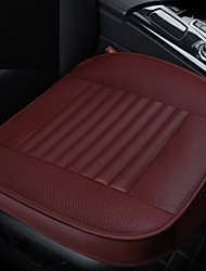 cheap -Premium PU Car Seat Cover Front Seat Protector Bamboo Charcoal Works with 95 % of Vehicles  Padded Anti-Slip Full Wrapping Edge  Car Interior Accessories for Men Women Four Seasons 1PCS