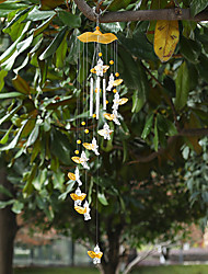 cheap -Boho Dream Catcher Handmade Gift Wall Hanging Decor Art Ornament Angel Acrylic Exquisite Wind Chime 13*65cm For Kids Bedroom Wedding Festival