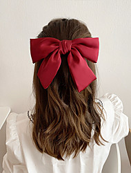 cheap -3PCS/set Oversized Bow Hairpin Simple Back Head Lolita Spring Clip Jk Hairpin Headdress