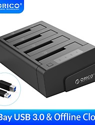 cheap -ORICO 4 Bay Hard Drive Docking Station with Offline Clone SATA to USB 3.0 HDD Docking Station for 2.5/3.5 inch HDD Support 64TB