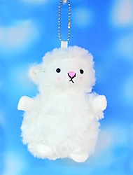 cheap -1PCS Car Pendant Interior Hanging Rearview Mirrors Plush Fuzzy Lamb Doll 4.7inc Plush Car Decorative Hanging Mirror  Lucky Hanging Accessories