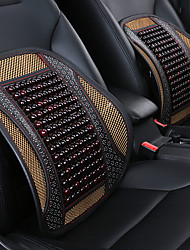 cheap -1 PCS Car Seat Covers Protectors Wooden Bead Universal Anti-Slip Drive Backrest Strip-type Easy Install Universal Fit Interior Accessories for Auto Truck Van SUV for  Four Seasons