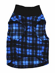 cheap -Winter Pet Dog Warm Coat Thickened Vest Jacket for Dogs Cats Clothing Clothes Dog Pets Costume Thickened Plaid Shirt (Color : B, Size : X-Small)