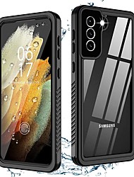 cheap -Phone Case for Samsung Galaxy S21 Case S21 Ultra Waterproof Case with Built-in Screen Protector Dustproof Shockproof 360 Full Body Underwater Case for Samsung S21 5G Rugged Anti-Drop Protective Case