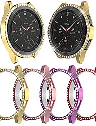 cheap -Bling Case Compatible with Samsung Galaxy Watch 4 Classic 46mm 42mm Band Accessories Protector Diamonds Cover Hard PC Bumper for Women Men Strap (4 Colors - 1, Galaxy Watch 4 Classic 42mm)